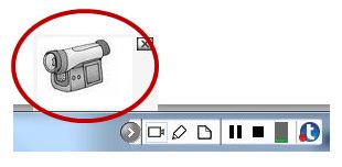 Tegrity Tool Bar Camera Icon