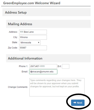 Payroll Verify Address