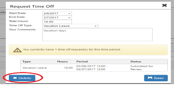 TimeOff5 DeleteRequest