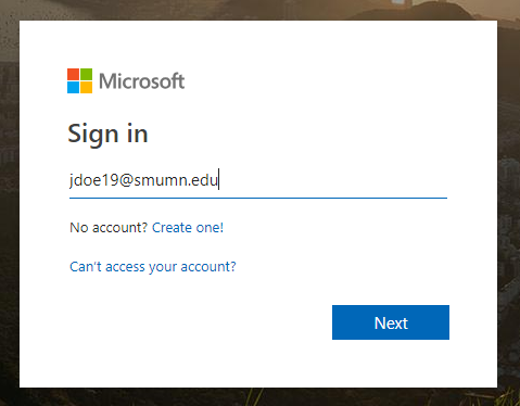 Office 365 log in 